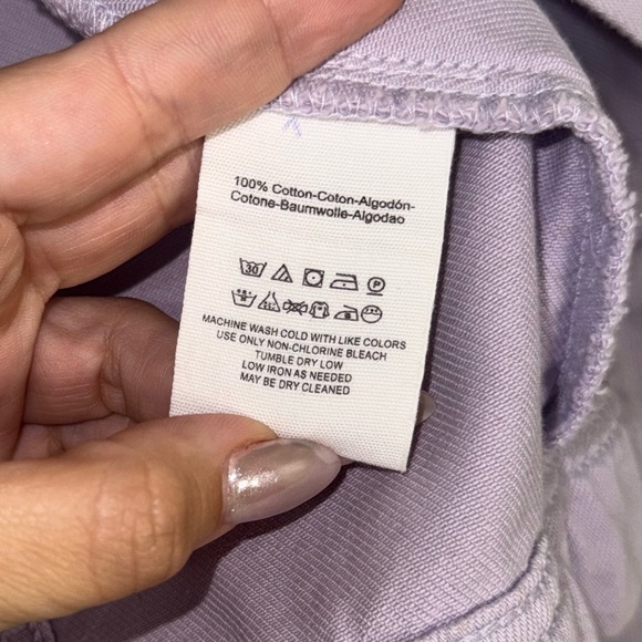 Free People Rumors Denim Jean Jacket Lilac Size Medium - Picture 6 of 8